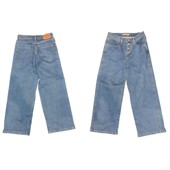 Levi’s Mile High Wide Leg Women’s Jean in FYI Light Wash - Picture 8 of 13